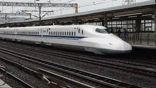 0325_106 小田原駅に到着する東海道新幹線N700系 X78編成(N700a)