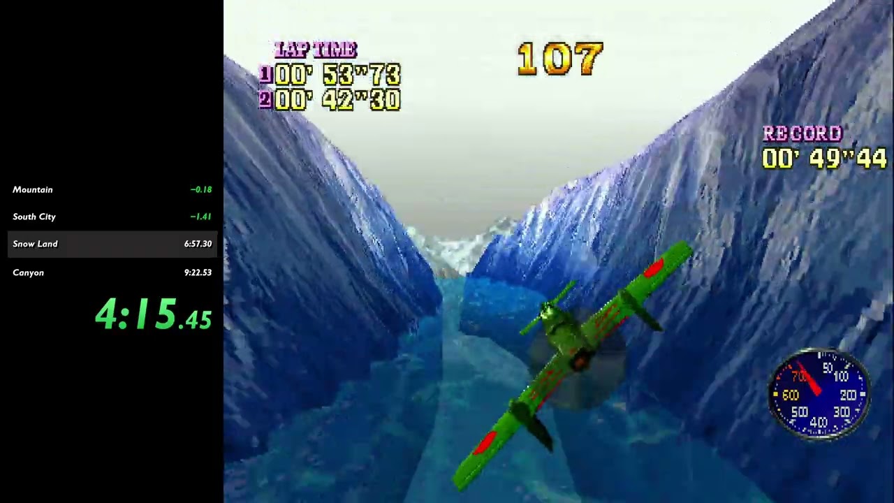 Bravo Air Race (PS1) // All Courses Speedrun in 