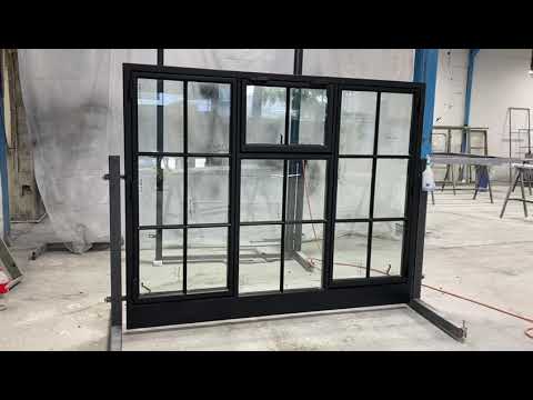 Steel Windows System | Custom Made Casement Windows with Screen by Rhino Steel Doors