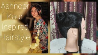 Quick and Easiest hairstyle for teenagers, Patiyala babes Ashnoor kaur AKA Mini inspired hairstyle
