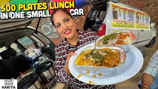 40/- Rs Delhi Street Food | Ramjas College Mam ka Wagon R Dhaba | Hyderabadi Biryani, Rajma Chawal