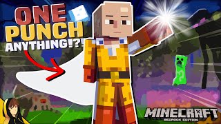 Becoming One Punch Man in BEDROCK EDITION with no MODS!?! screenshot 2