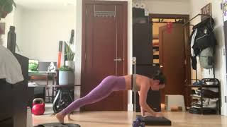 Dynamic Plank Push Up & Pull Through