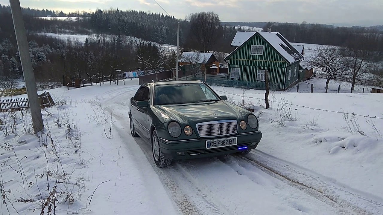 Фото Мерседеса Зимой