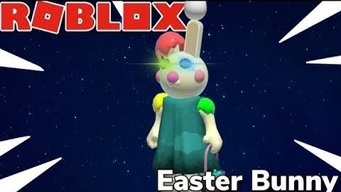 ROBLOX piggy custom Easter bunny showcasing|2023