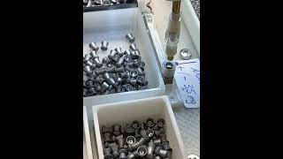 Sorting process  Finest Selection AIRGUN Pellets sorted of +\- 0,0001 g￼ @mambatarget