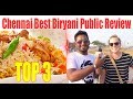 Chennai Top 3 Best Biryani Public Review | Vj Raghu | Chennai Express | | Chennai Express Tv