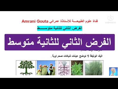 فرض مقترح بقوة للفصل الثاني سنة ثانية  متوسط على القناة