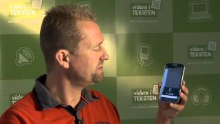 Videre i teksten med Dictus til Android