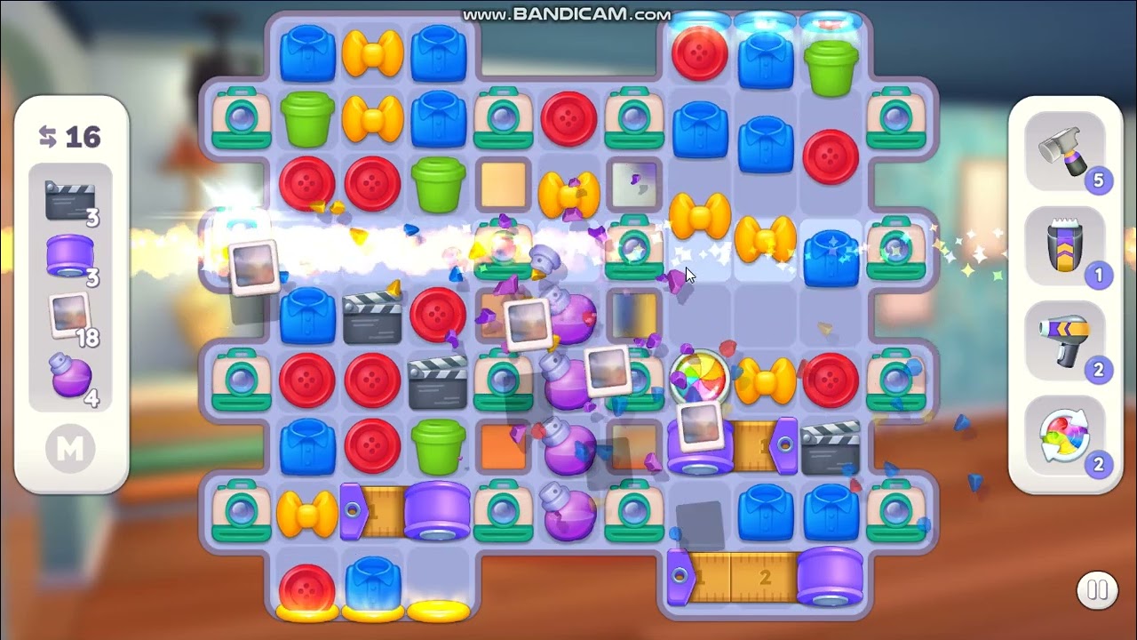 Makeover Match - Swap & Style level 247 no power-ups