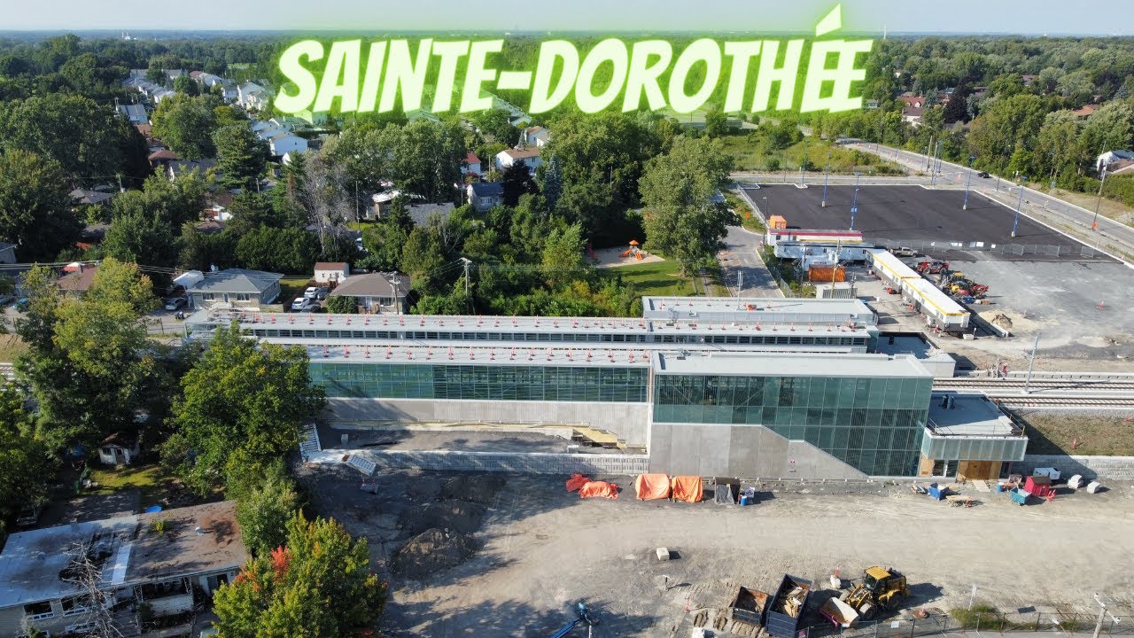REM SainteDorothée Station Update September 2023 YouTube