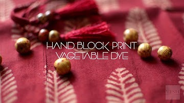 Natural Dye Block Print | VESH