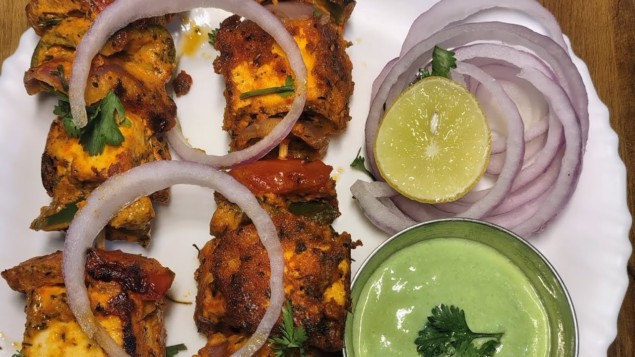 बिना तंदूर घर पर बनाएं आसान टेस्टी स्मोकि तवा पनीर टिक्का।| Paneer tikka|paneer recipe|Mummykirasoil