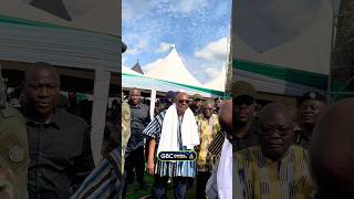 President Mahama arrives at the enskinment of the regent of Dagbon 👑