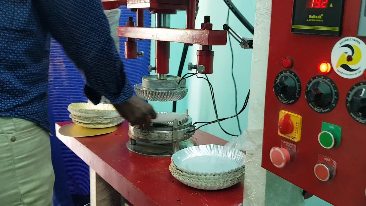 Business At HomePaper plate making machineWith buy back agreement