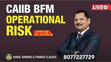 UNIT-13 PART-4 #81 CAIIB BFM Operational Risk and Integrated Risk Management  24-DEC 8:15 PM