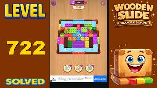 Wooden Slide – Level 722 | Walkthrough