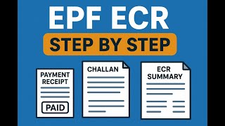How to File EPF ECR 2025 Online | Full Process: ECR Summary, Challan &amp; Payment Receipt in Hindi 2025