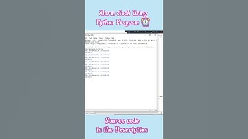 Alarm Clock Using Python Program⏰