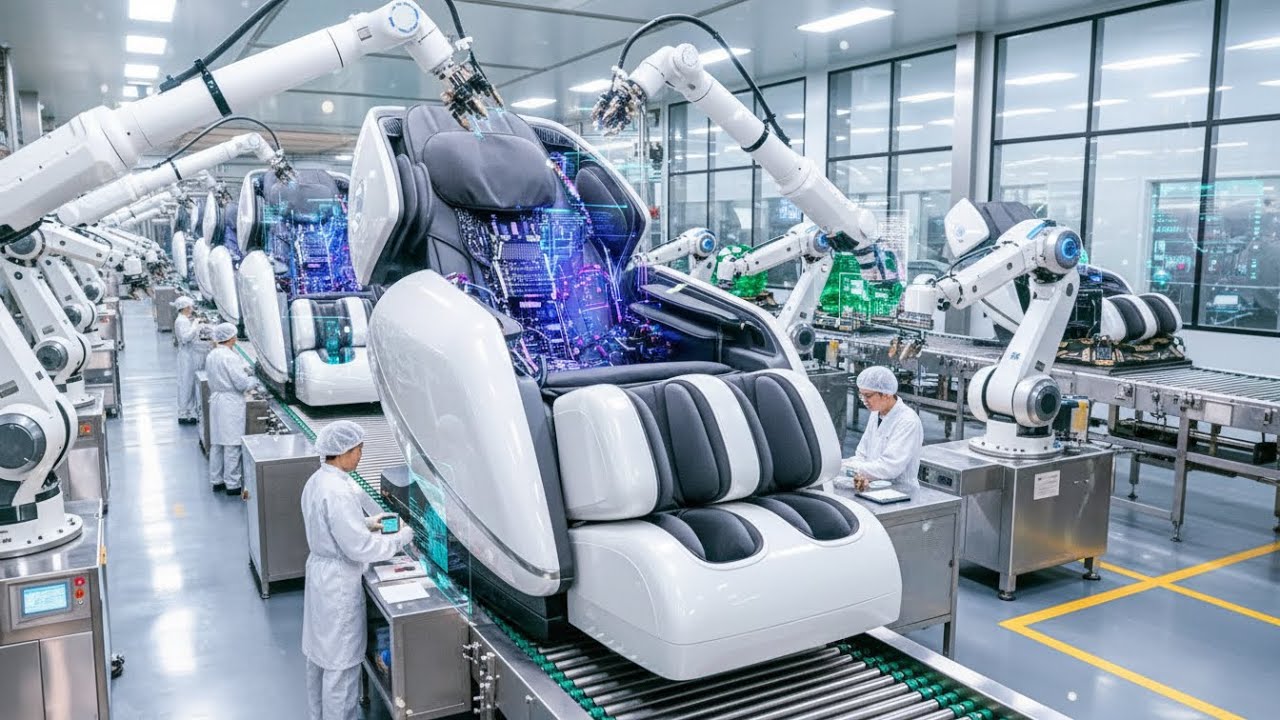 Inside a Massage Chair Lab: From AI Sensors to $50,000 Zero-Gravity Therapy Pod (Full Process)