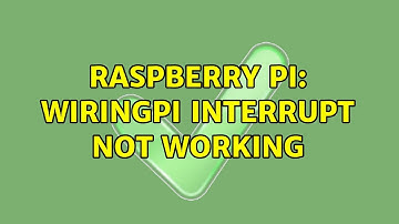 Raspberry Pi: wiringPi interrupt not working