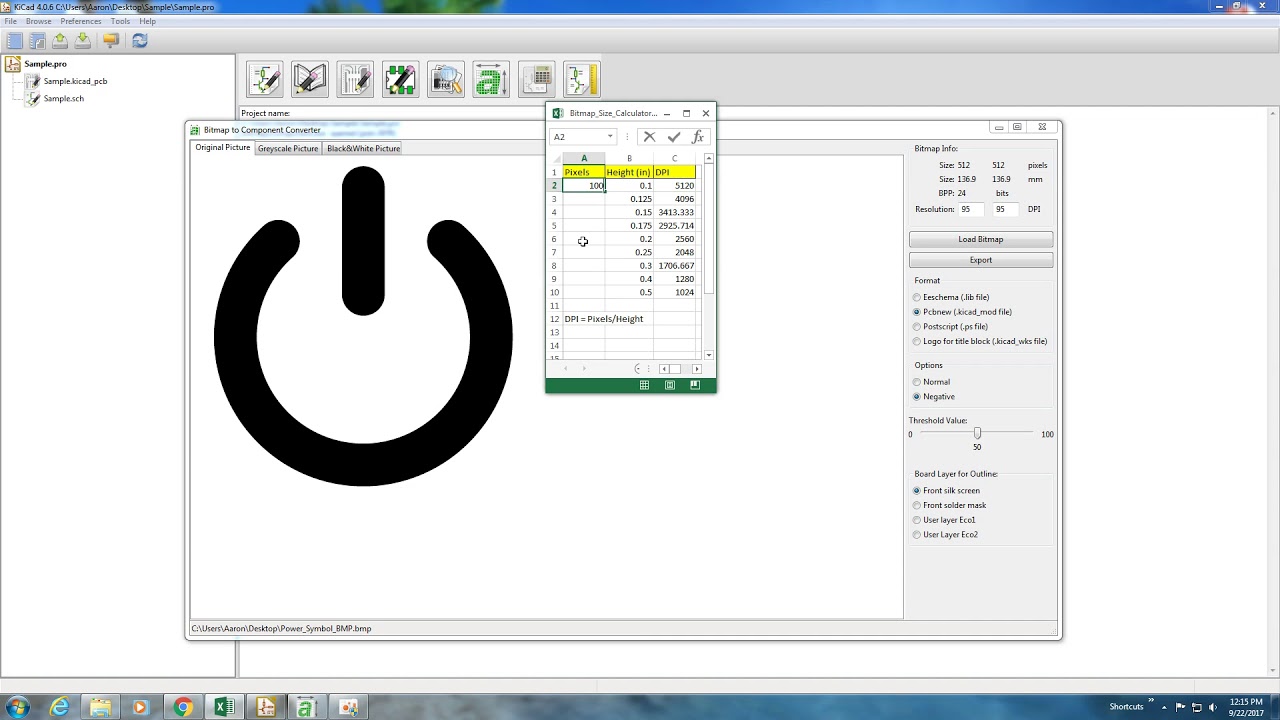 kicad add symbols or graphics to pcb silkscreen with