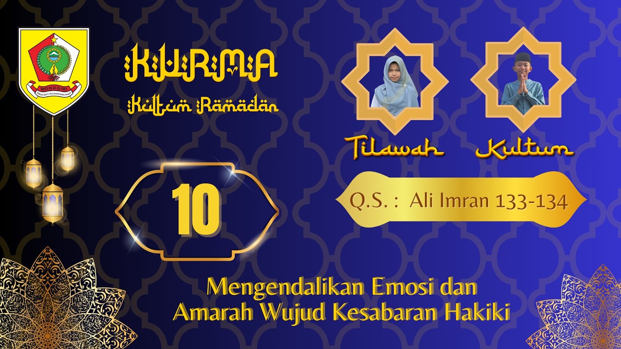 Kurma 2026 Mengendalikan Emosi dan Amarah: Wujud Kesabaran Hakiki