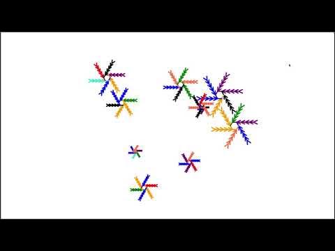 Christmas snowflakes with Python - YouTube