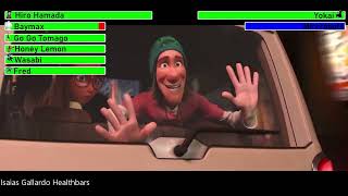 Big Hero 6 2014 Car Chase With Healthbars
