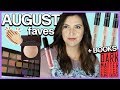 AUGUST FAVES | NEW Fenty, Marc Jacobs, ELF, &amp; Books!