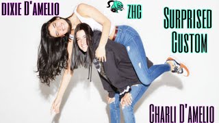 I Surprised charli Damelio and dixie Damelio with custom iPhone 11