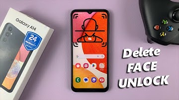 How To Delete / Remove Face Unlock Data On Samsung Galaxy A14