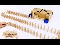 How to Make Domino Row Building Machine from Cardboard