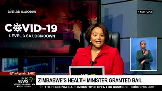 Zimbabwe's Health Minister released on bail Zimbabwe's Health Minister released on bail
