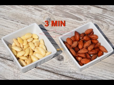 Kako se gule bademi 3 min How to Skin Almonds - Sašina kuhinja