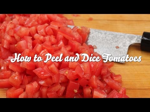 The Best Way to Peel and Dice Tomatoes