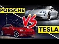 Tesla Model S Versus Porsche Taycan