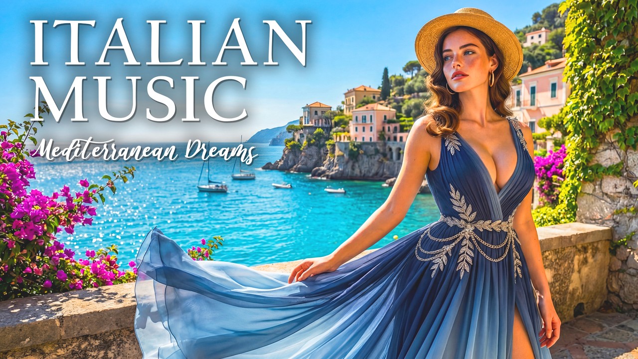 🎶 Средиземноморская Музыка и Итальянские Вайбы 🎶 2+ Часа Амальфи и Комо Релакс