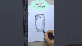 cara menggambar sajadah #drawing #art #sajadah