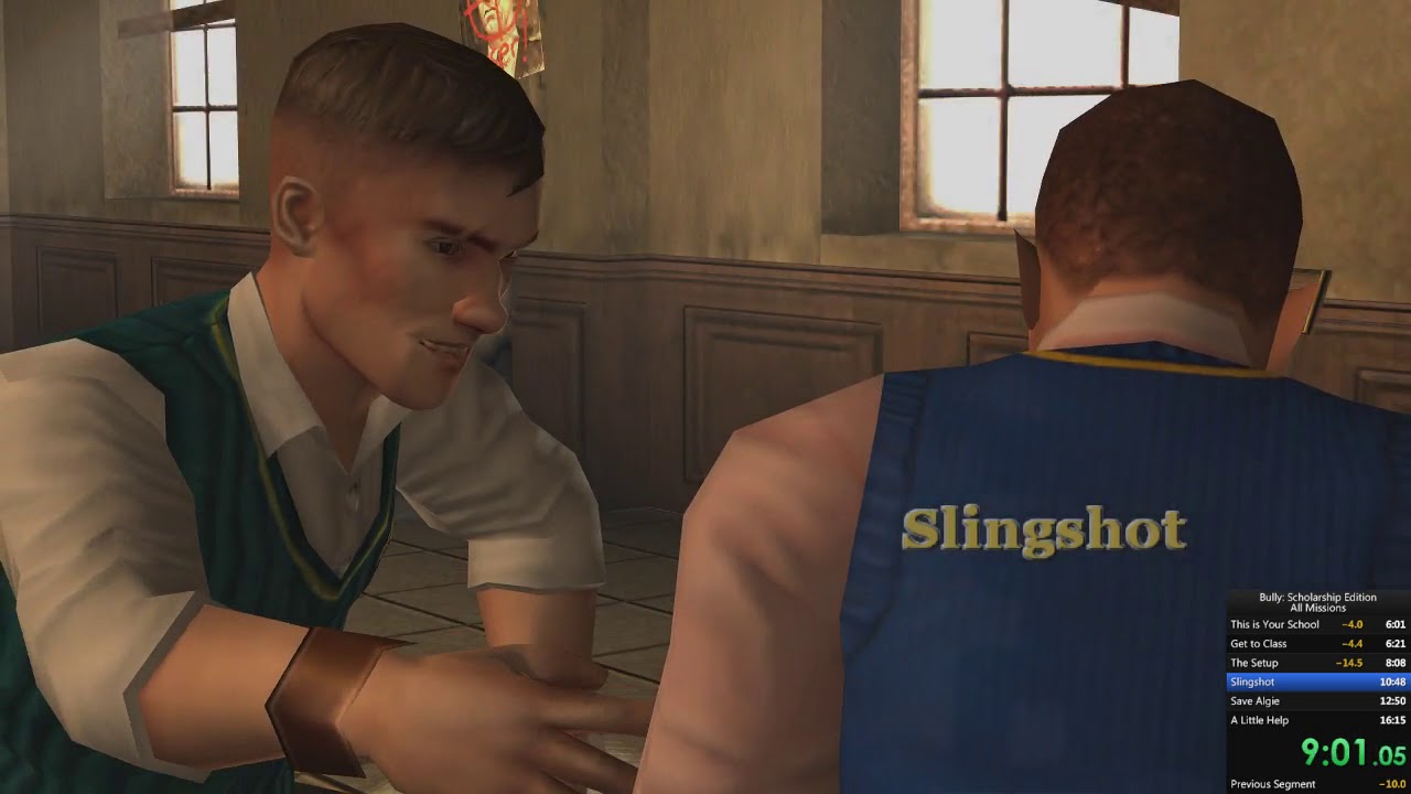 Bully [PS3] Any% speedrun in 2:53:21/2:45:07 RTA/IGT - ultimoice