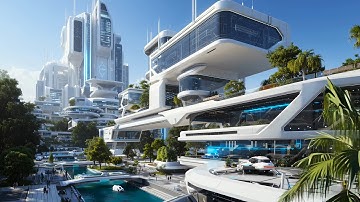 Future City 2045: Smart Megacity of the Near Future | Sci-Fi AI Short Film (4K)