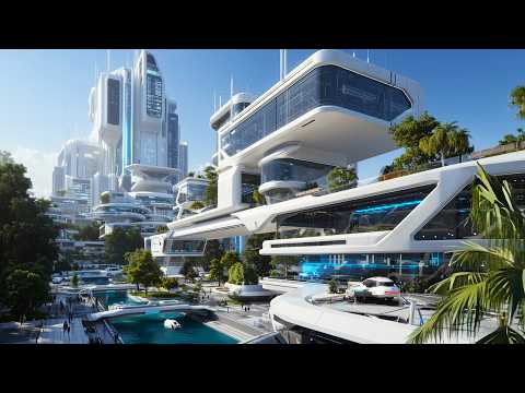 Future City 2045: Smart Megacity of the Near Future | Sci-Fi AI Short Film (4K)
