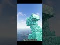 Minecraft Poseidon Statue🧜♂️ #minecraft #shorts