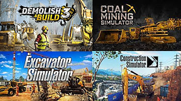 Upcoming Games 🚧 Construction Mining Driving Simulator Games 🚧