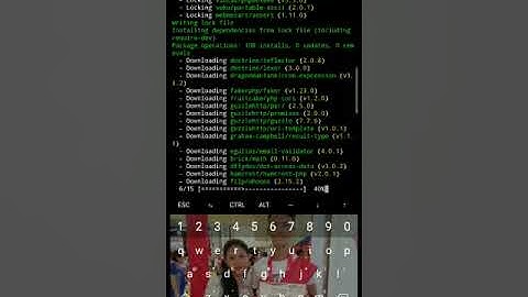 Create a simple Laravel Project using Termux
