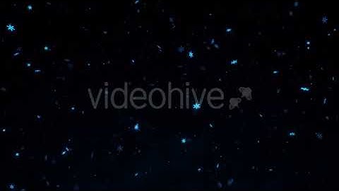 Falling Magic Snowflakes, Snow Background | Motion Graphics - Envato elements