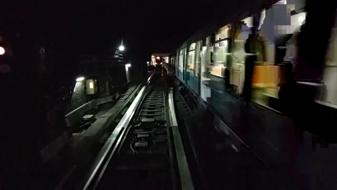 [Cab Ride] Viaje en cabina del Metro de Santiago L-1 (Tren vacío)