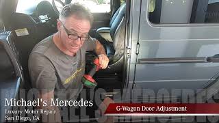 G Wagon Door Adjustment