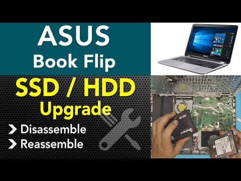 ASUS Transformer Book Flip Tp501u SSD Upgrade, STEP By STEP