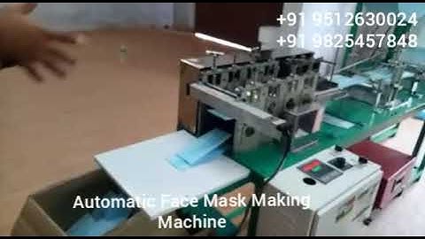 Face mask making machine